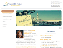 Tablet Screenshot of nobhillnotary.com